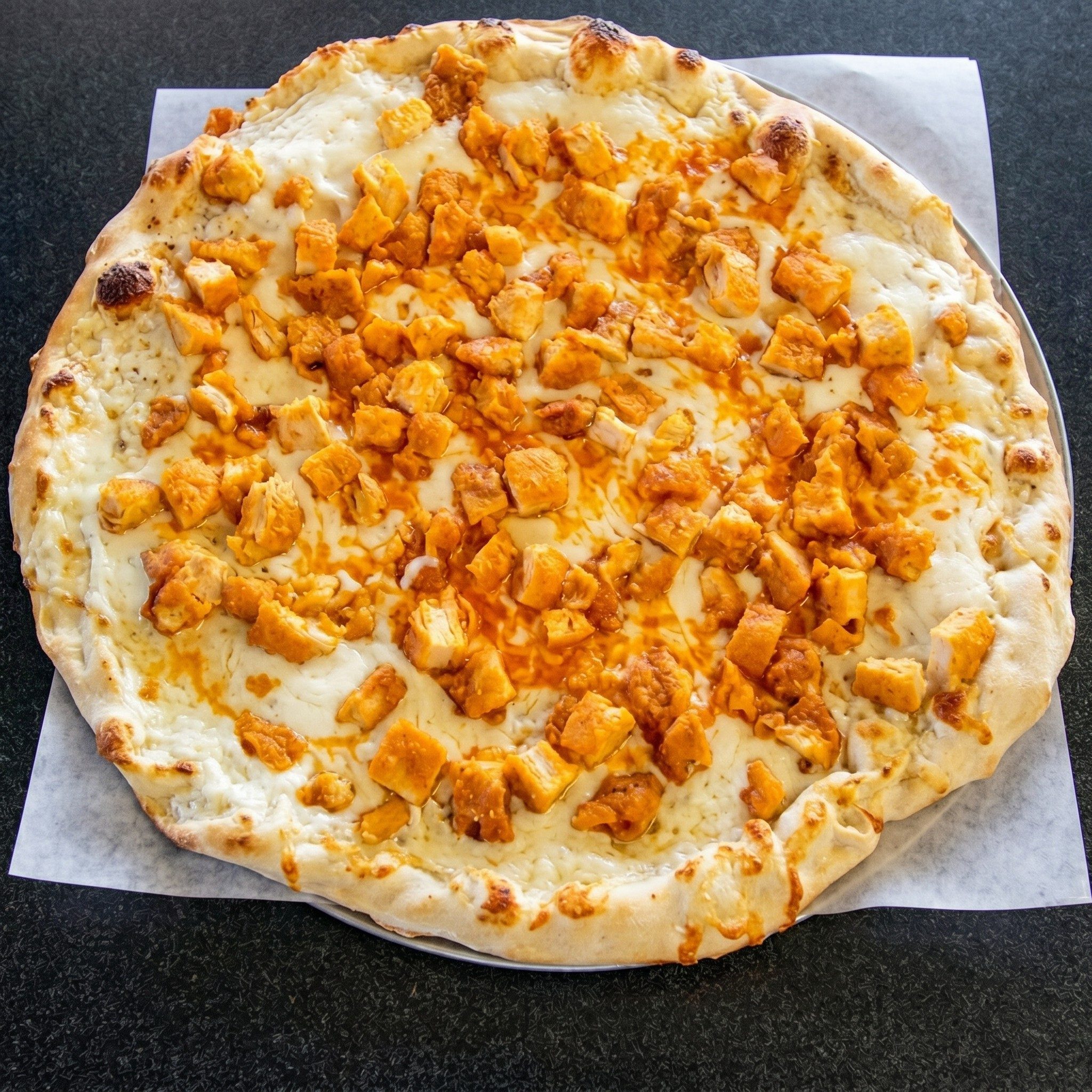 Buffalo Chicken Pizza.