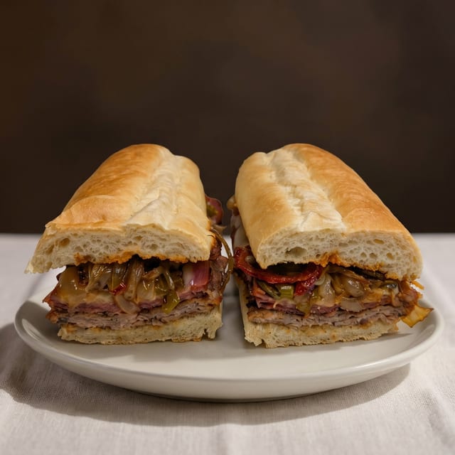 Franks Hot Sicilian Sub.