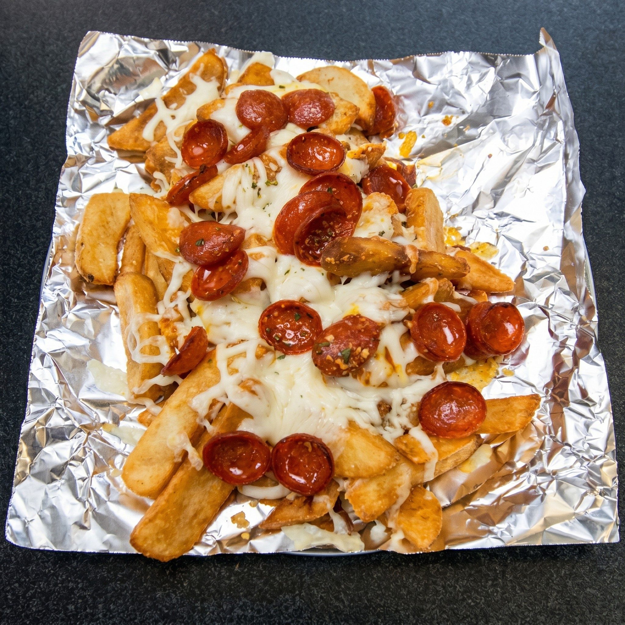 Pizza-Loaded Fries.